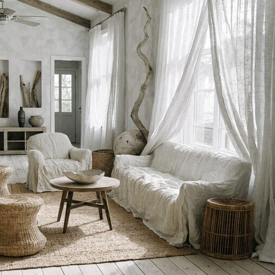 A coastal living room